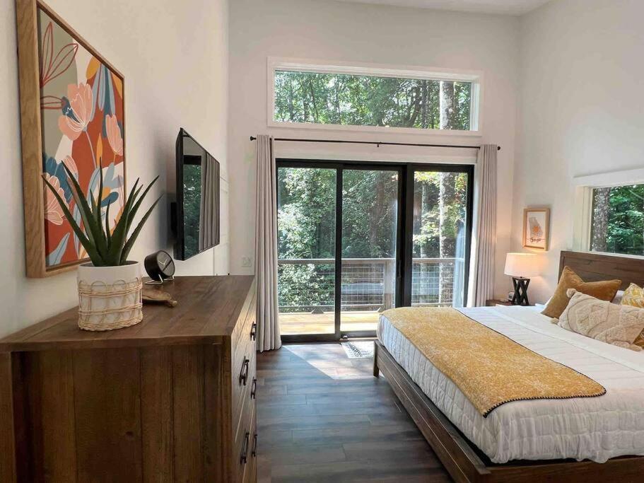 Modern Mountain Getaway With Hot Tub, Fire Pit Villa Sautee Nacoochee Exterior photo